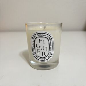 Diptyque Bougie Parfumee Figuier Fig Tree Scented Small Candle 70g 2.4 oz USED